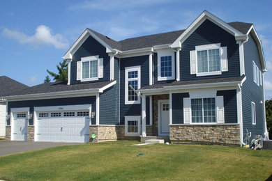 Trendy home design photo in Chicago