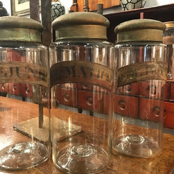 Antique Chemist Jars - Decorative Jars And Urns