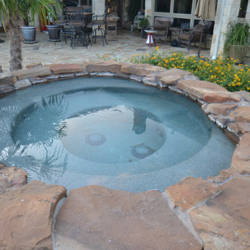 Southwestern Tropical Pool & Spa in Parker County