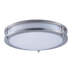 Maxim Lighting - Linear Ceiling Flush Light by Maxim Lighting | 55543WTSN - Flush-mount Ceiling Lighting