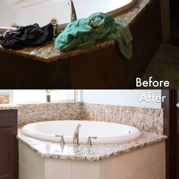 Master Bathroom | Expand and Brighten Shower | Repaint Walls & Ceiling