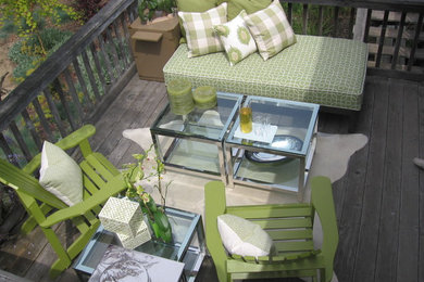 Example of an eclectic deck design in San Francisco