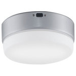 Fanimation Fans - Fanimation Fans LK4640BSLW Zonix Wet - 6.82" 18W 1 LED Light KitBLW - 5 Year WarrantyZonix Wet 6.82" 18W  Silver Opal Frosted  *UL: Suitable for wet locations Energy Star Qualified: n/a ADA Certified: n/a  *Number of Lights: Lamp: 1-*Wattage:18w Connection Pin LED Module bulb(s) *Bulb Included:No *Bulb Type:Connection Pin LED Module *Finish Type:Silver