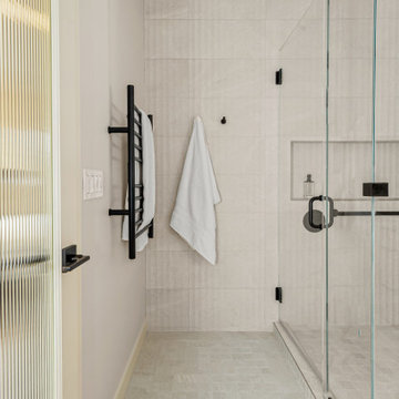 McMinnville Bathroom Remodel - Towel Rack & Shower View