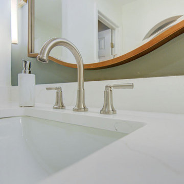 Modern Botanical Primary Bath Remodel Shawnee, KS