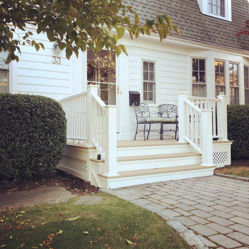 Composite decking and rails
