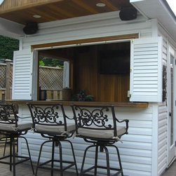 Fixed Louvered Doors - Window Treatments