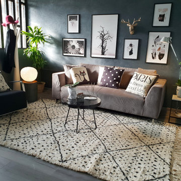 Boho-Modern living room
