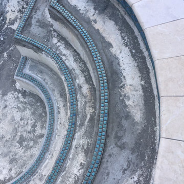 Pool deck Travertine pavers