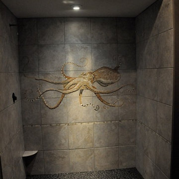 tile shower mosaic