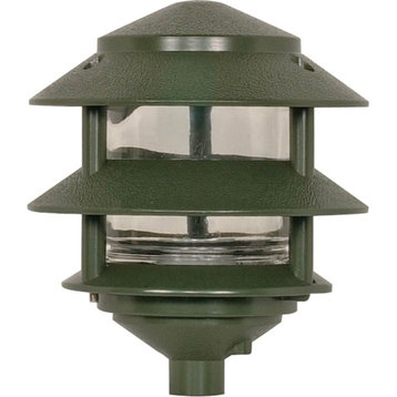 Nuvo Lighting 3-Tier Garden Light, Green, Green, SF77-323