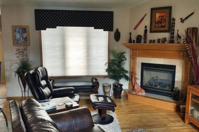 Inspiration for an eclectic living room remodel in Other