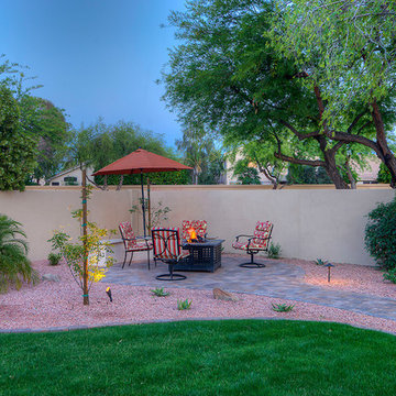 East Linda Lane Irrigation, Sod, Landscape Lighting, Paver & Plant Installation