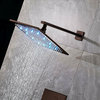 Fontana Rivera Light Oil Rubbed Bronze LED Rain Showerhead 12"