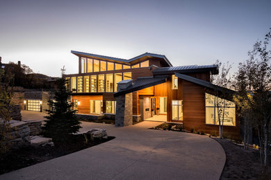 This is an example of a contemporary home design in Salt Lake City.