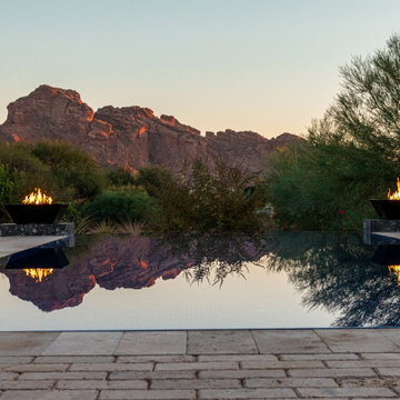 Paradise Pool and Outdoor Living Landscape on Paradise Valley