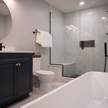 Finished Basement with Bar, Bathroom and Kids Playhouse in Bloomfield Hills, MI