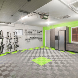 Making a Statement with PremierTrax Flooring - Tool & Garage Storage
