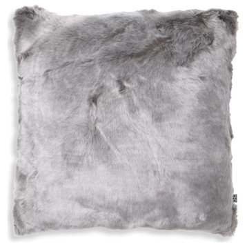 Fur Throw Pillow | Eichholtz Alaska, Gray