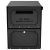 Architectural Mailboxes 6200-10 Oasis Classic Post Mount Locking - Black