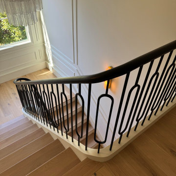Project #134 | Straight Staircase with Elliptical Stringer