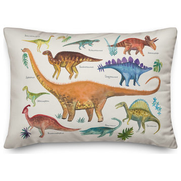 Dino World 20 x 14 Spun Poly Pillow