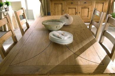 Solid Oak Dining Furniture, made in Italy
