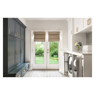 Glenwood Transitional Kitchen - Transitional - Laundry Room - Atlanta ...