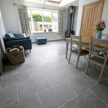 Milano Grey Tumbled Limestone | Quorn Stone - MyStoneFloor.com