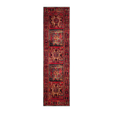 Safavieh Vintage Hamadan Collection VTH213 Rug, Red/Multi, 2'2" X 8'