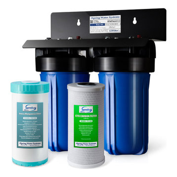 iSpring Whole House Water Filtration System, Reduces Iron and Manganese