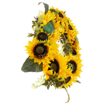 Set of 2 Sunflower Wreath
