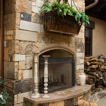 Rustic Lodge style home