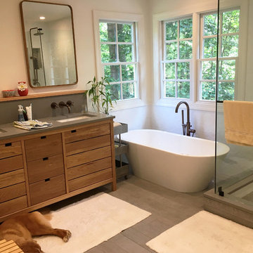 White Oak Bath Vanity
