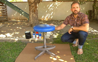 Houzz TV: How to Make Over a Thrift Store Stool