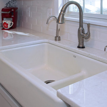 Bright and Cheery Galley Kitchen