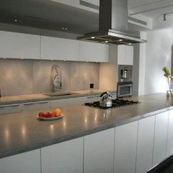 Concrete kitchen countertops - Kitchen Countertops
