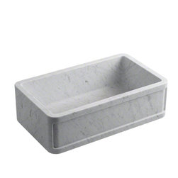 Kallista White Naxos For Town by Michael S Smith Kitchen Sink - Kitchen Sinks