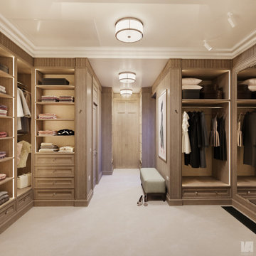 Traditional style Closet in a Private Residence