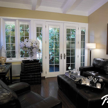 Pella® Designer Series® hinged patio door
