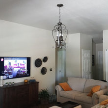 country chandeliers living