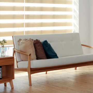 Shade by Jamie: Vertilux Neolux Dual Shades