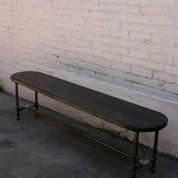 Industrial Surf board bench - Indoor Benches