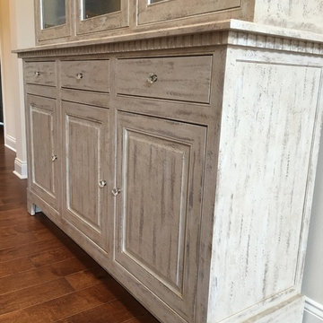 Jacobs - Custom built Maple dining room hutch