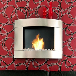 Bio-Blaze DIAMOND-2 31'' x 25'' Bio-Ethanol Fireplace With Bloc Burner BB-D2 - Indoor Fireplaces