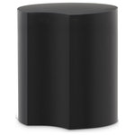 Meridian Furniture - Dimple Iron End Table, Black, 1-Piece: 15"Wx15"Dx16"H - Beautify your room with this Dimple black end table. Crafted from matte black iron metal, its modular shape allows you to connect as many as needed, offering versatility and style. With a contemporary nesting design, it adapts effortlessly to various spaces, whether used individually or in clusters. Perfect for adding both functionality and a modern aesthetic to your living area, this table promises to be a chic addition that enhances organization and visual appeal in any setting.
