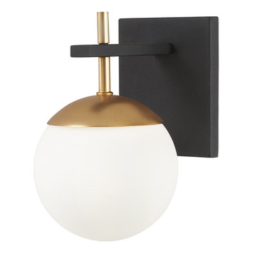 George Kovacs Alluria Wall Sconce in Weathered Black