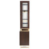 Belmont Place China Cabinet With LED Lighting Espresso