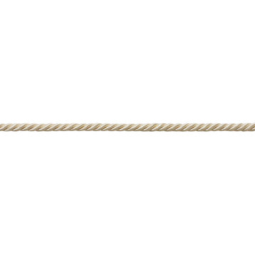 Small 3/16" Ivory / Ecru Basic Trim Decorative Rope, Sold by The Yard , Style# 0