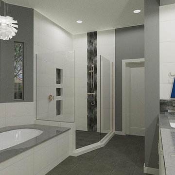 Modern Master Bath